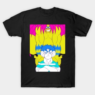 Ushio and Tora 80s color version without halftone T-Shirt T-Shirt